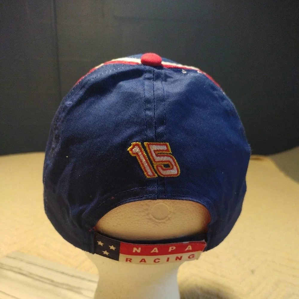 Vtg Michael Waltrip NAPA Racing Hat Cap NASCAR‎ #15 Star Stripes Official